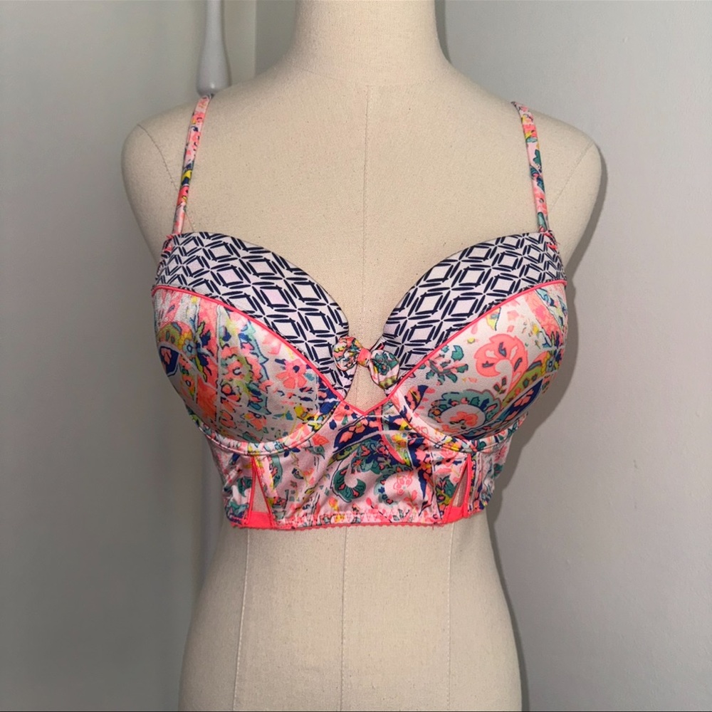 Victoria's Secret Multicolor Patterned Bra
